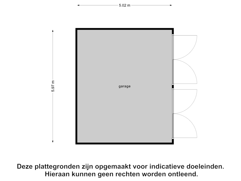 Bekijk plattegrond van Garage van Zandvliet 25