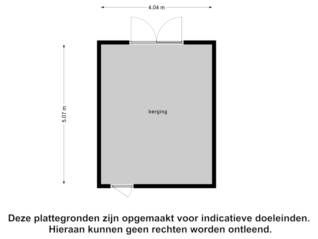 Bekijk plattegrond van Berging van Zandvliet 25