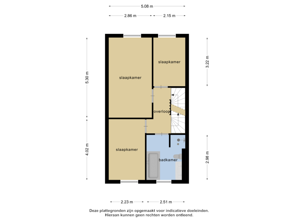 Bekijk plattegrond van 1e verdieping van van Riemsdijklaan 135