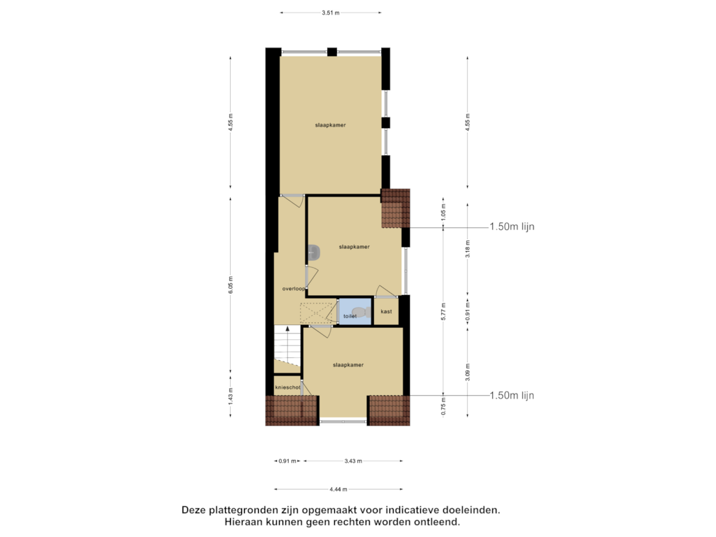 Bekijk plattegrond van Eerste Verdieping van Dorpsstraat 42