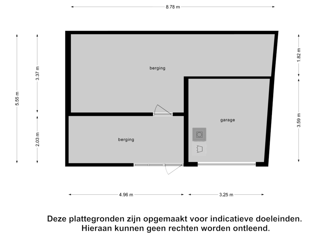 Bekijk plattegrond van Berging van Dorpsstraat 42