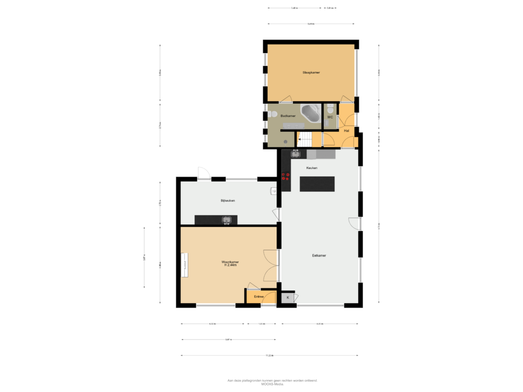 View floorplan of Begane Grond of Nieuweweg 5