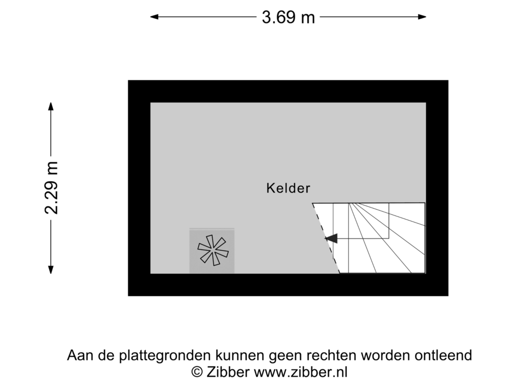 Bekijk plattegrond van Kelder van Borculoseweg 42-A