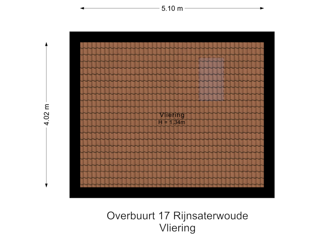 Bekijk plattegrond van Vliering van Overbuurt 17