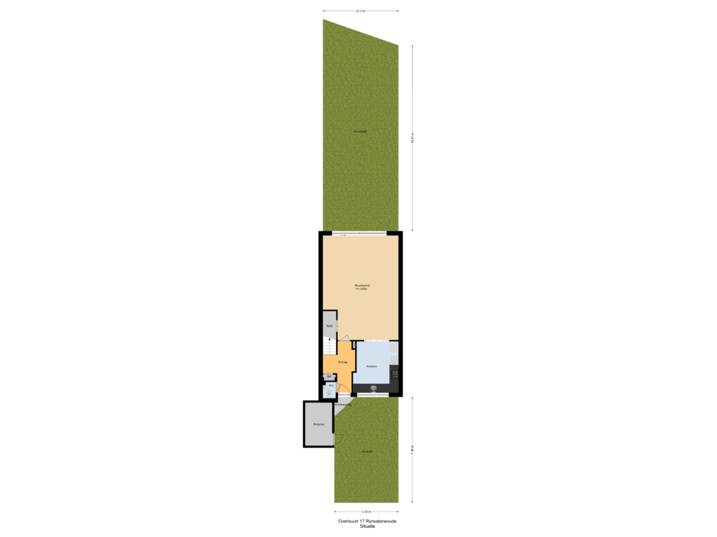 Bekijk plattegrond van Situatie van Overbuurt 17