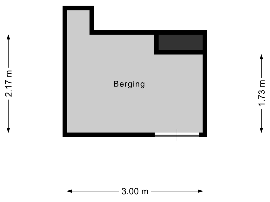 Bekijk plattegrond van Berging van De Strooplikker 14