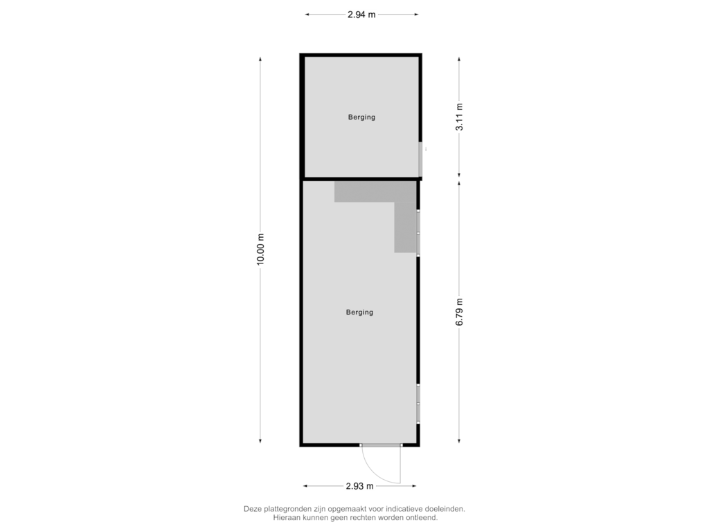 Bekijk plattegrond van Berging van Nieuwstad 19