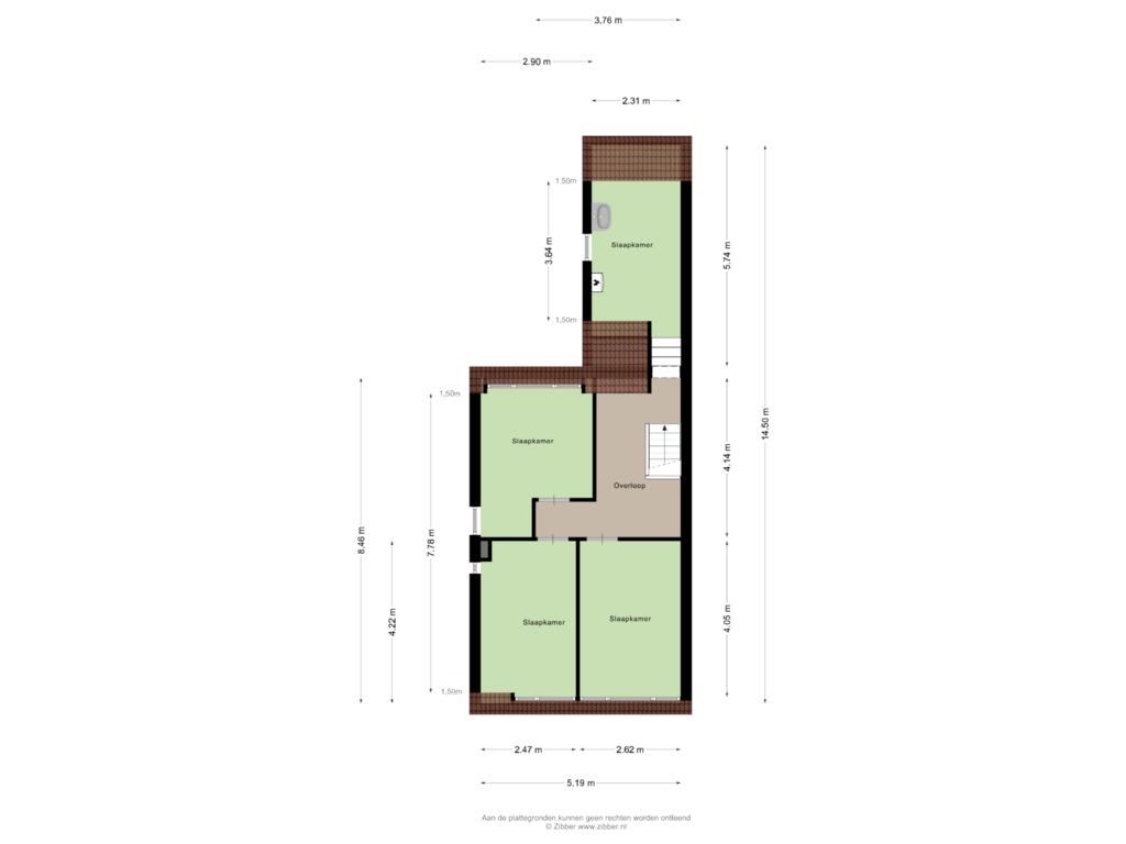 View floorplan of Eerste Verdieping of Heistraat 11