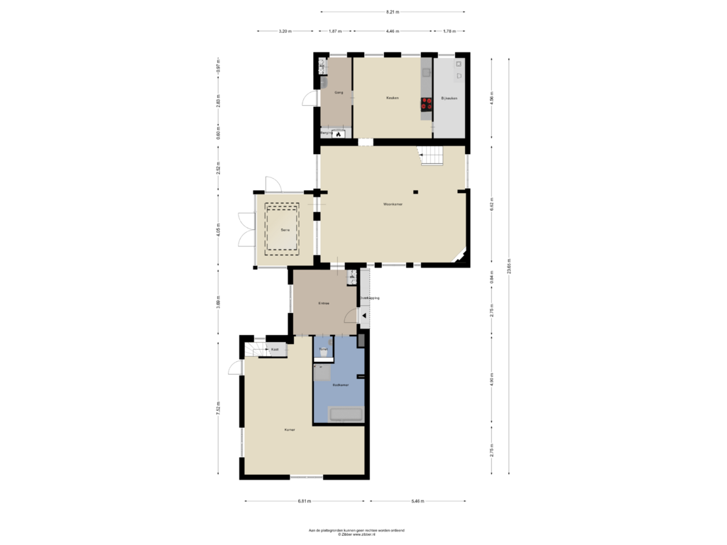 Bekijk plattegrond van Begane Grond van Hofweg 5