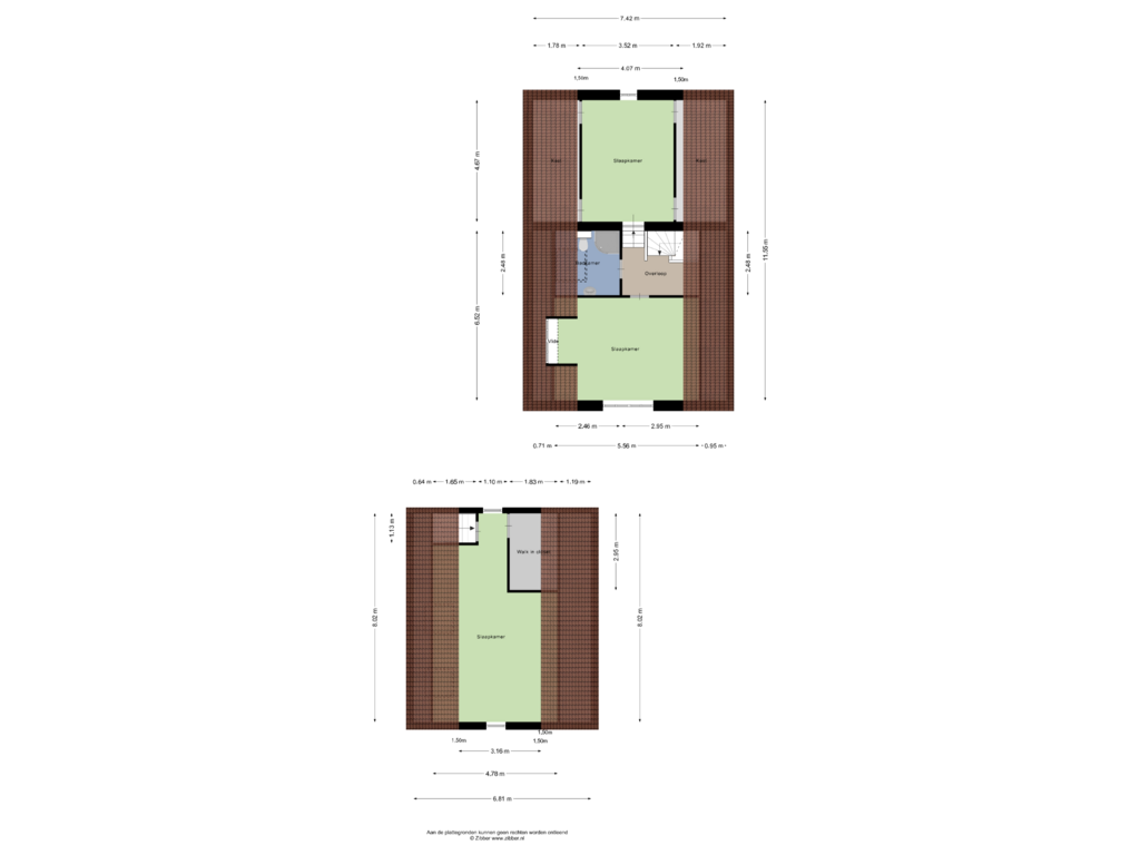 Bekijk plattegrond van Eerste Verdieping van Hofweg 5