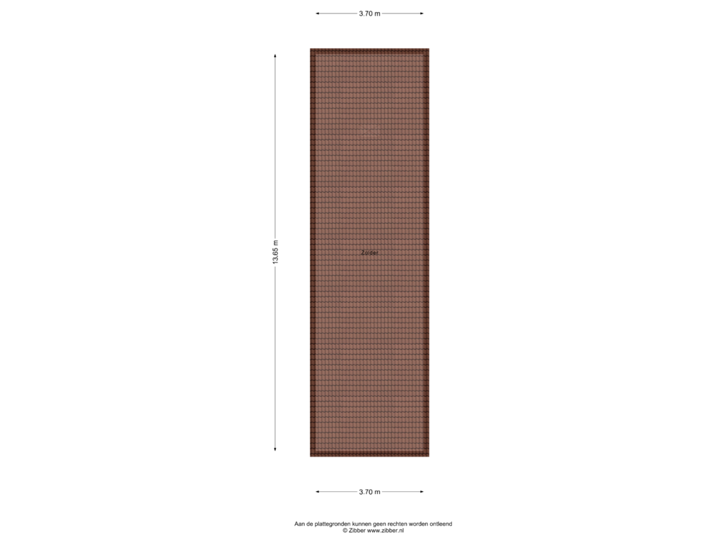 Bekijk plattegrond van Zolder van Hofweg 5