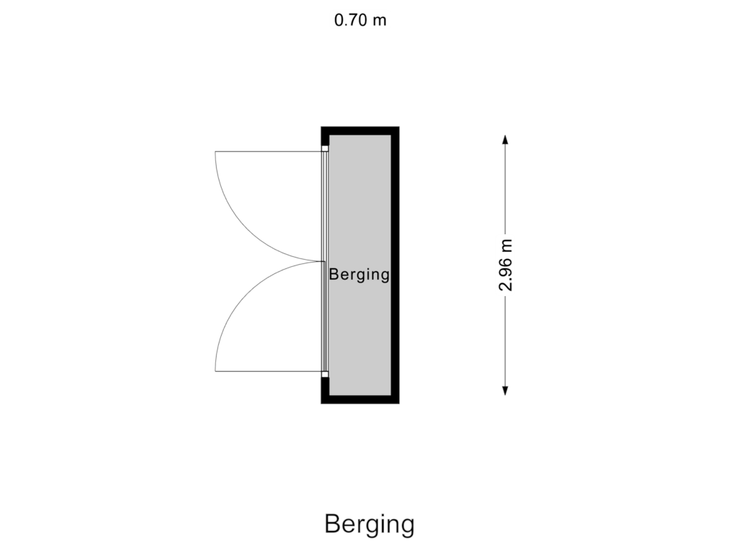 Bekijk plattegrond van Berging van Graveurstraat 30