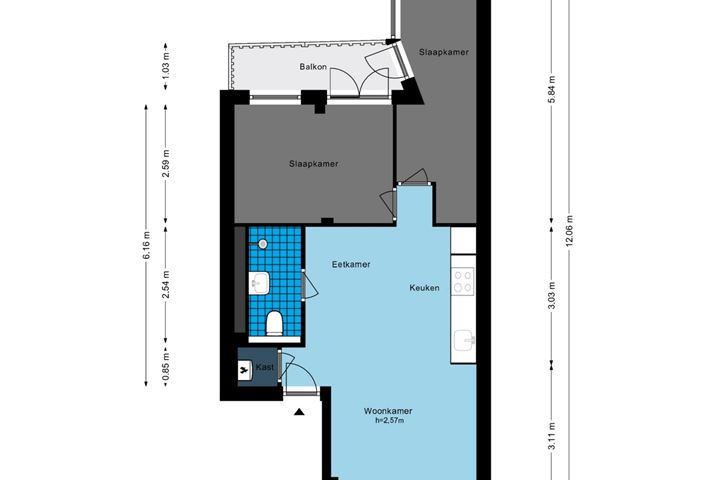 Bekijk foto 27 van Rombout Hogerbeetsstraat 12-2