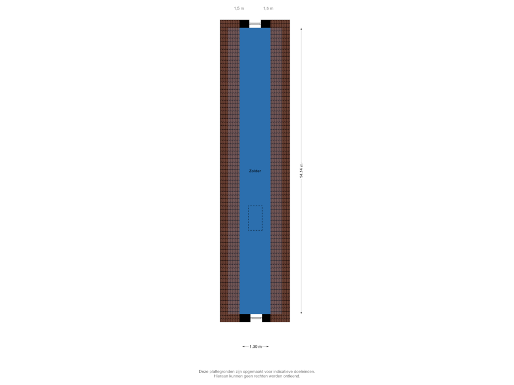 View floorplan of Zolder of Raalterweg