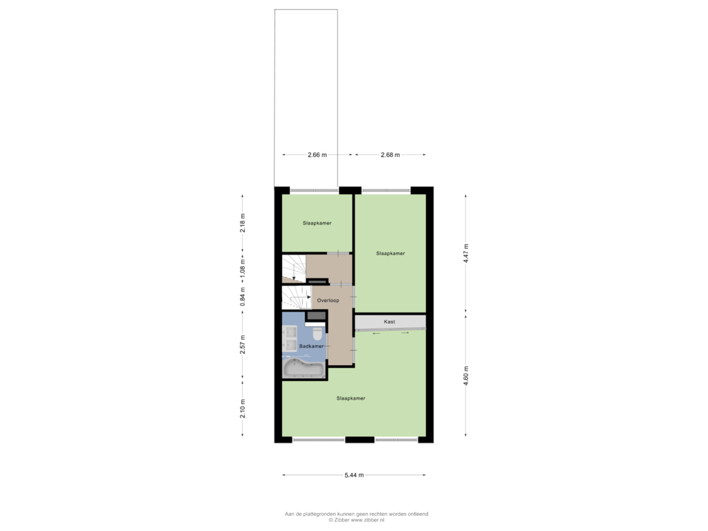 Bekijk plattegrond van Eerste Verdieping van Beneluxlaan 49