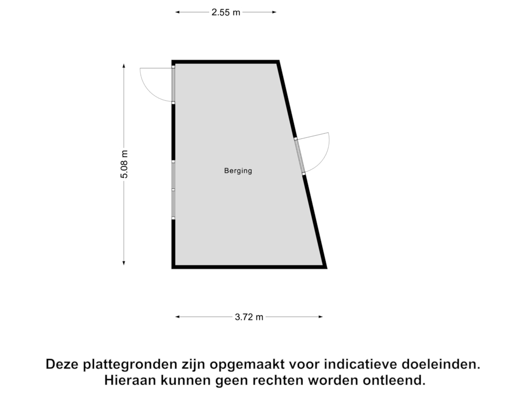 Bekijk plattegrond van Berging van Hertogshoef 39