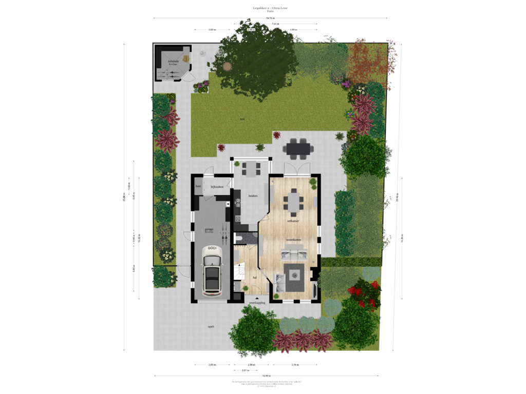 Bekijk plattegrond van TUIN van Legakker 2