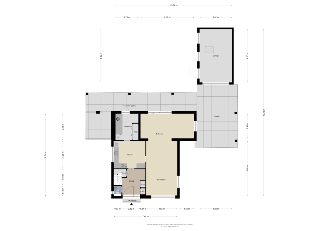 Bekijk plattegrond van Begane Grond van Siebengewaldseweg 38