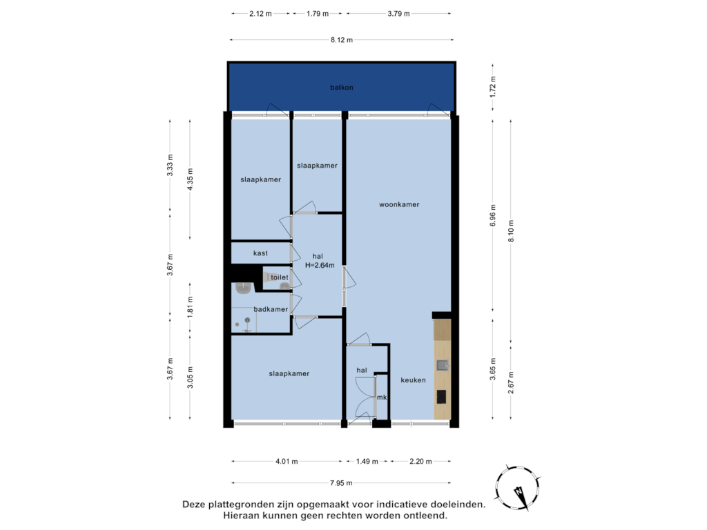 Bekijk plattegrond van Appartement van Westervenne 379