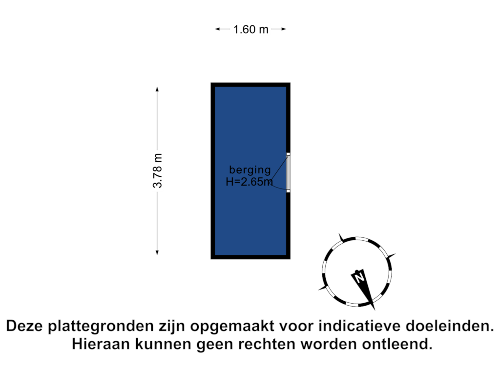 Bekijk plattegrond van Berging van Westervenne 379