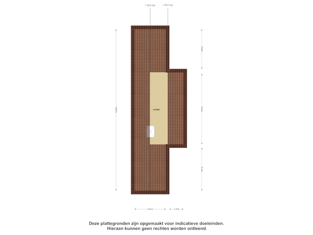 Bekijk plattegrond van Zolder van Schoterlandseweg 18