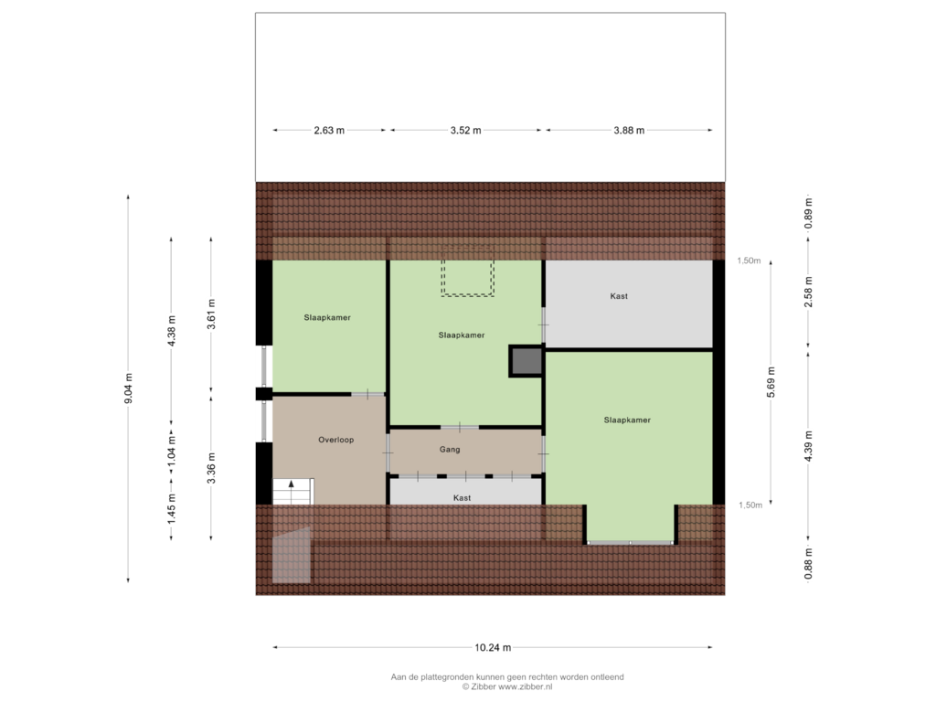 Bekijk plattegrond van Eerste Verdieping van Stuwstraat 6