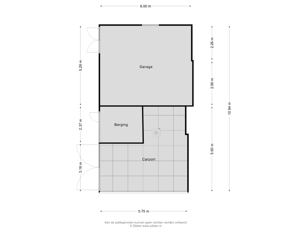 Bekijk plattegrond van Garage van Stuwstraat 6