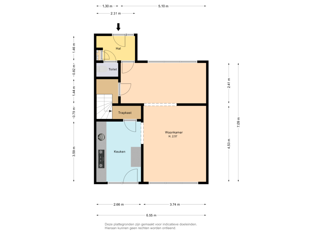 Bekijk plattegrond van First floor van Stelpswyk 97