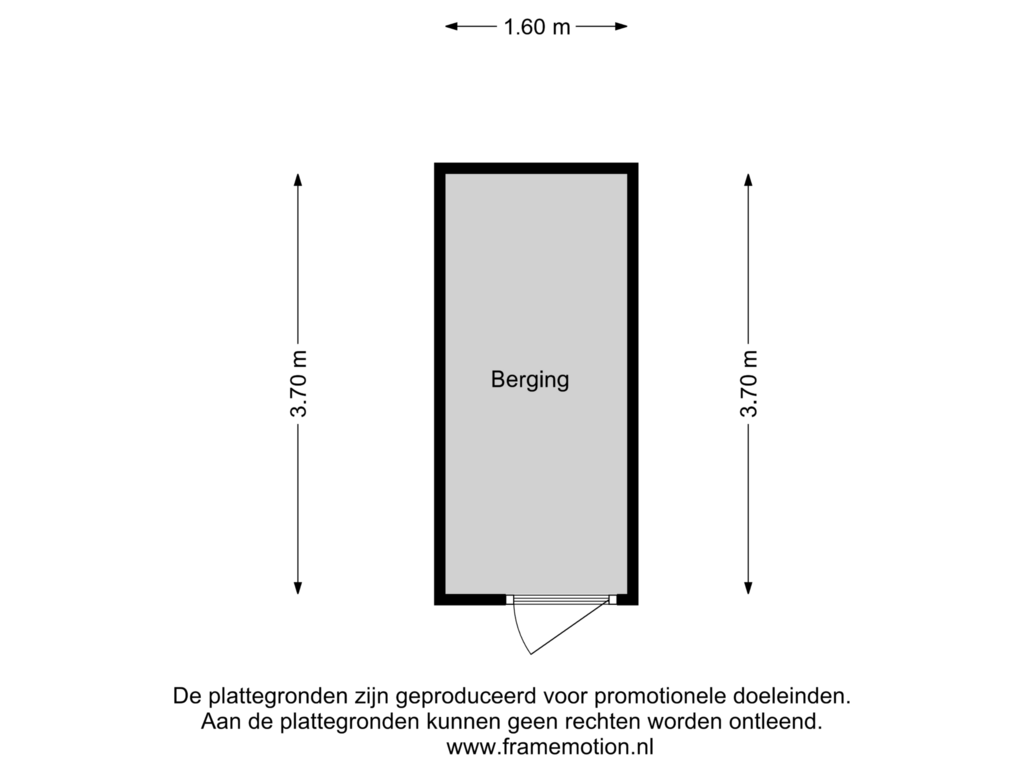 View floorplan of Berging of Weena 17-B