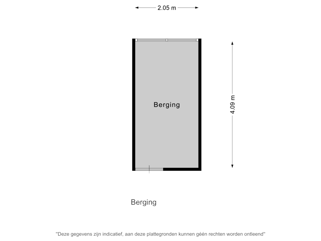 Bekijk plattegrond van Berging van Dalenbeek 3