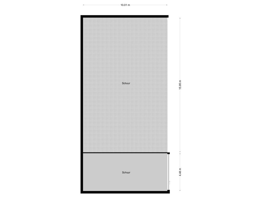 Bekijk plattegrond van Schuur van Zwarte Dijk 47