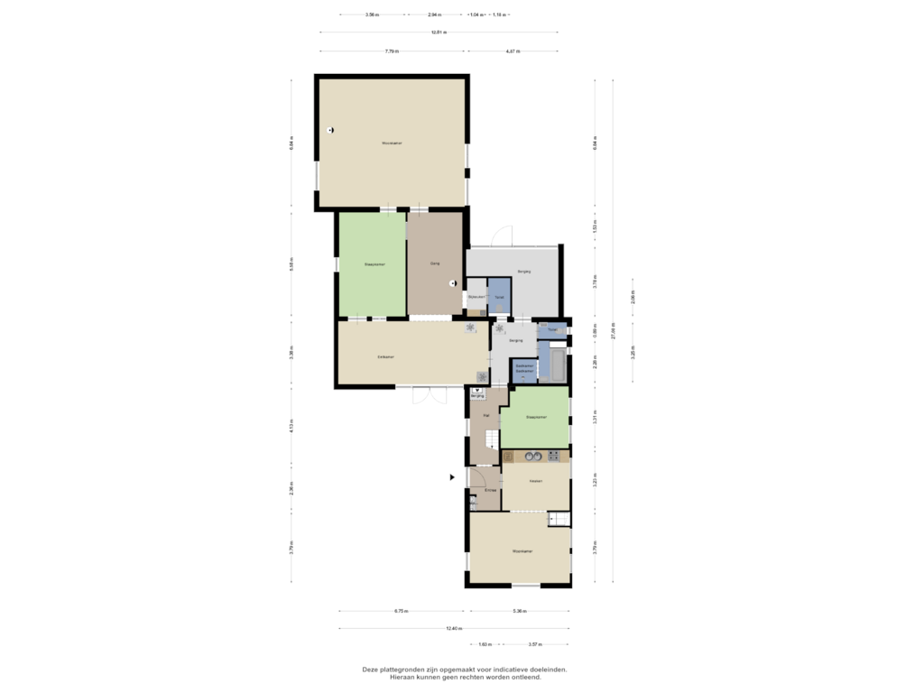 Bekijk plattegrond van Begane Grond van Vrijheidslaan 22