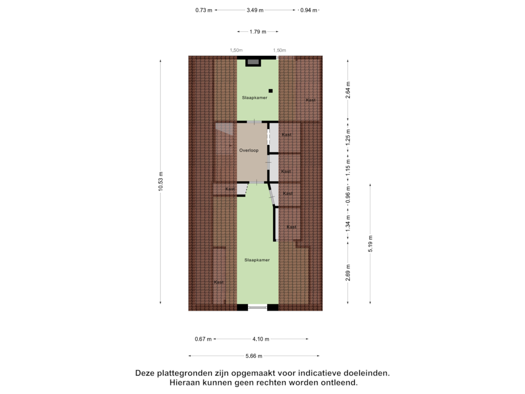 Bekijk plattegrond van Eerste Verdieping van Vrijheidslaan 22