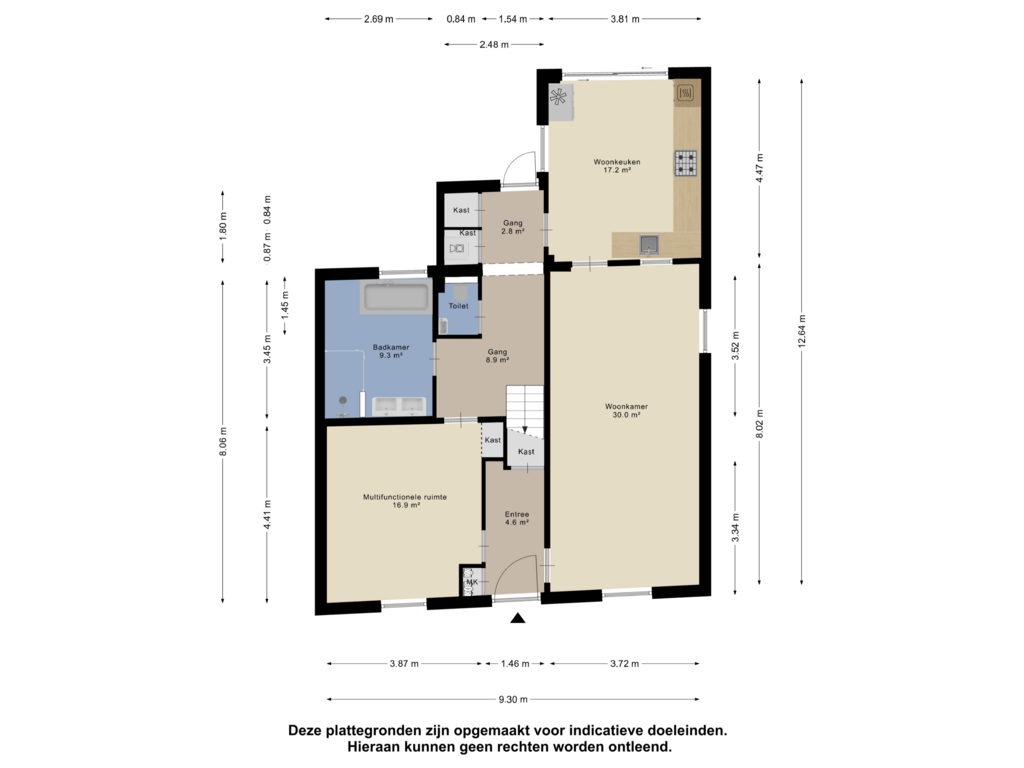 Bekijk plattegrond van Begane Grond van Kreitenmolenstraat 41