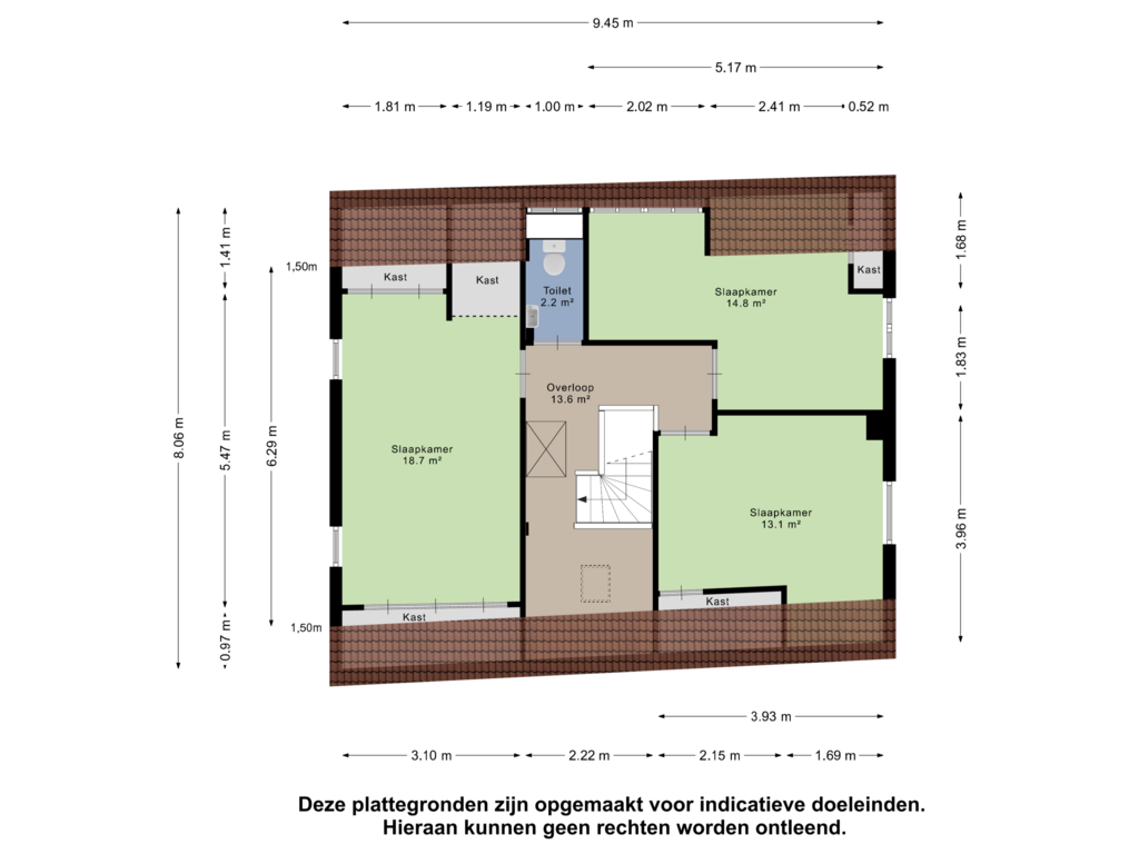 Bekijk plattegrond van Eerste Verdieping van Kreitenmolenstraat 41