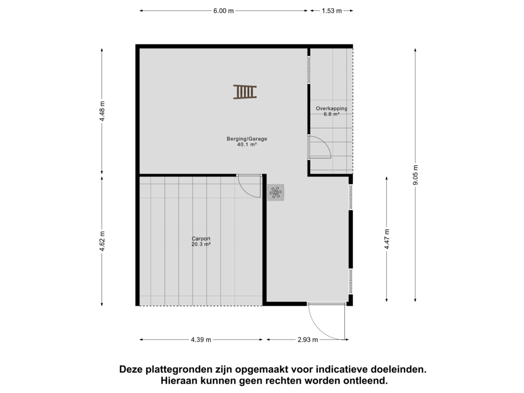 Bekijk plattegrond van Berging van Kreitenmolenstraat 41