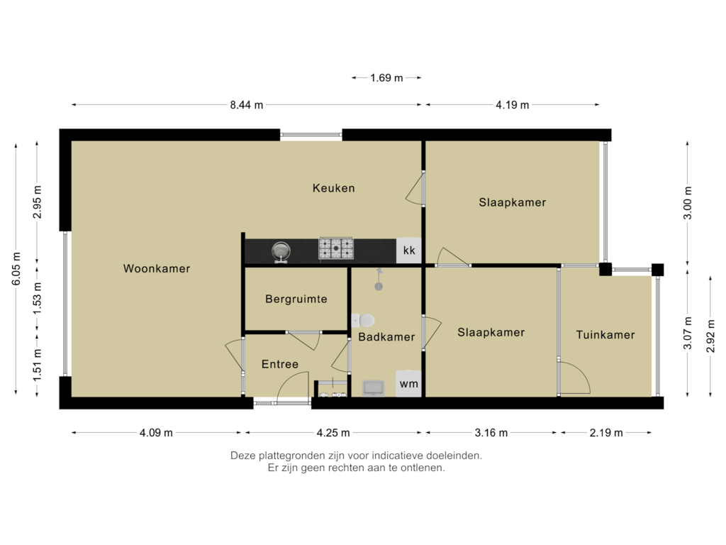 View floorplan of Appartement of Heeghtakker 64