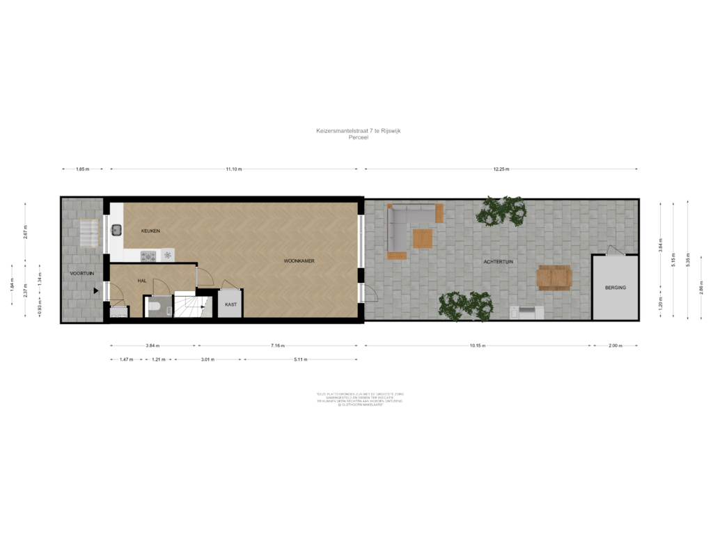 Bekijk plattegrond van Perceel van Keizersmantelstraat 7