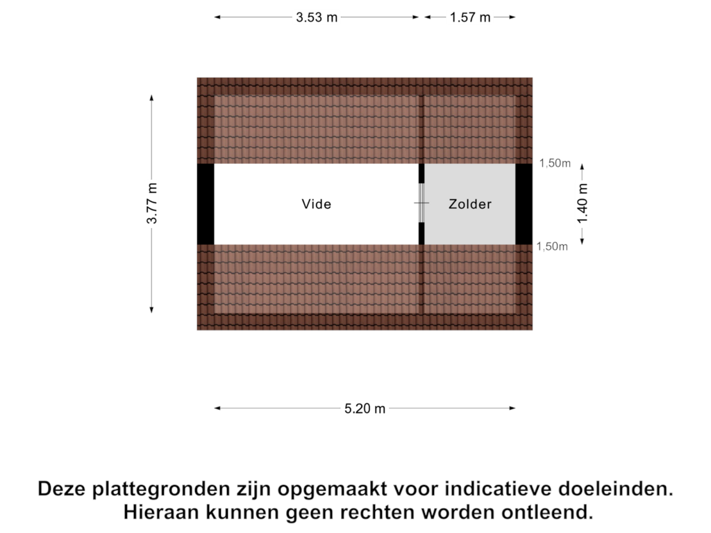 Bekijk plattegrond van Zolder van Mijehof 146