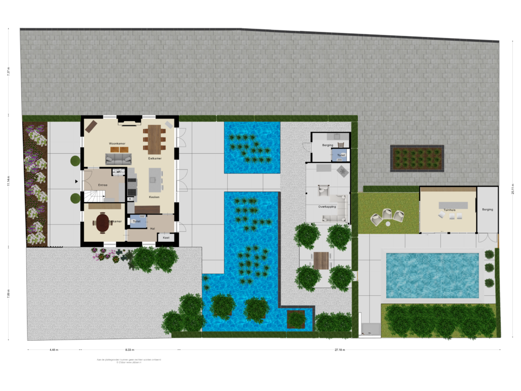 Bekijk plattegrond van Begane Grond _Tuin van Handelsweg 10