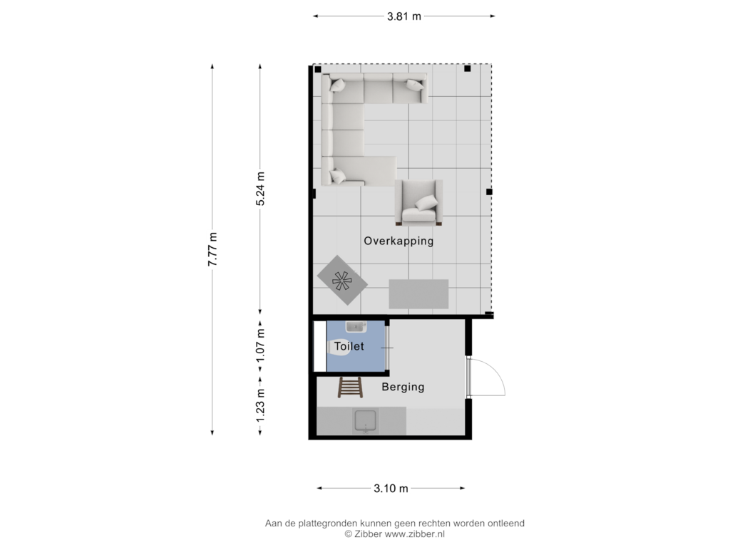 Bekijk plattegrond van Berging van Handelsweg 10