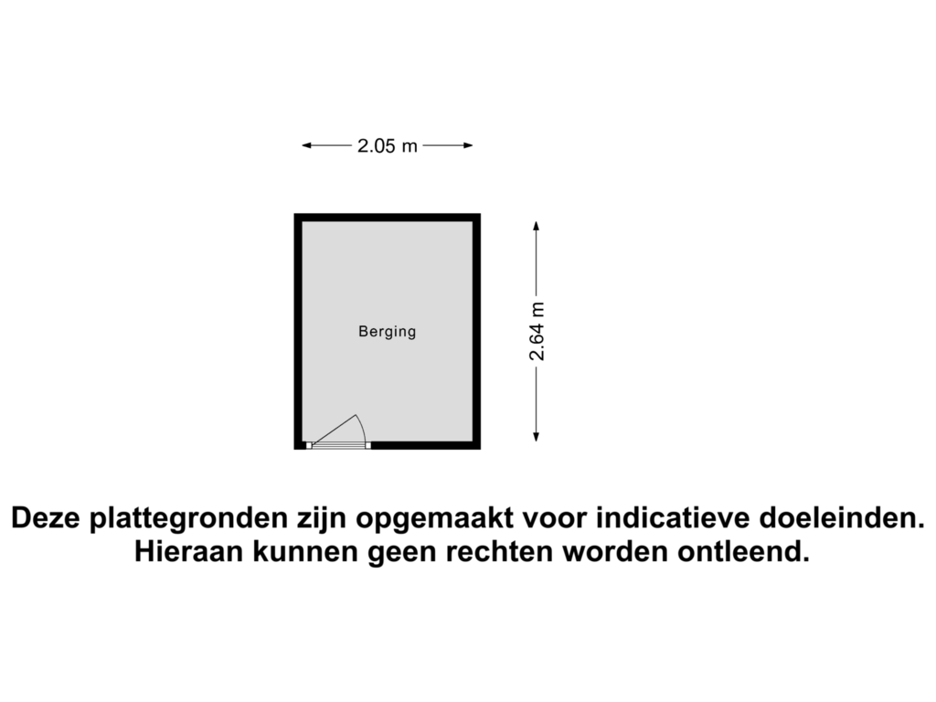 Bekijk plattegrond van Berging van Verlengde Schrans 148-D