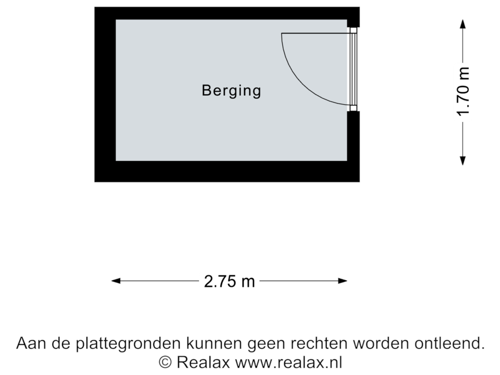 Bekijk plattegrond van Berging van Händellaan 85