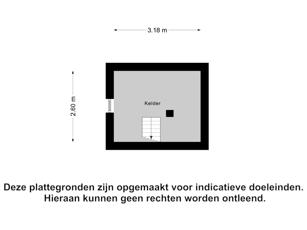 Bekijk plattegrond van Kelder van Harmen Sytstrasingel 26