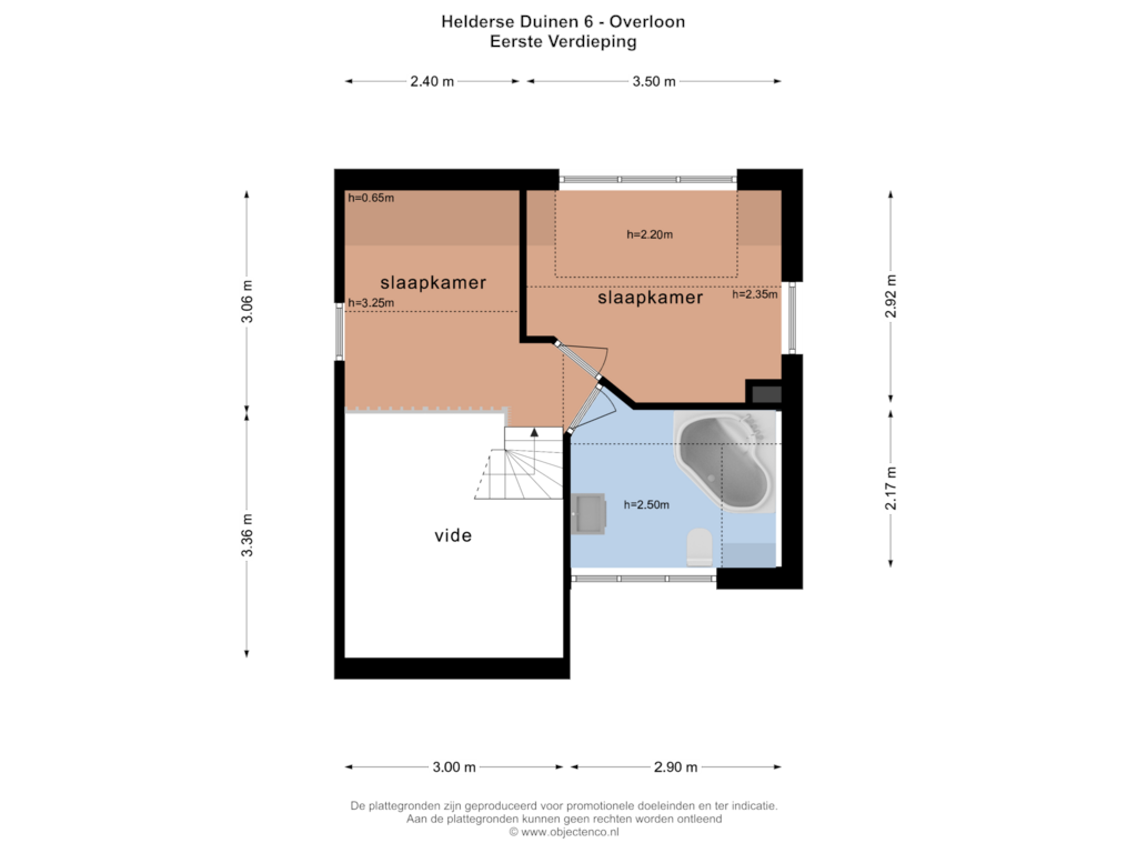 View floorplan of Eerste Verdieping of Helderse Duinen 6