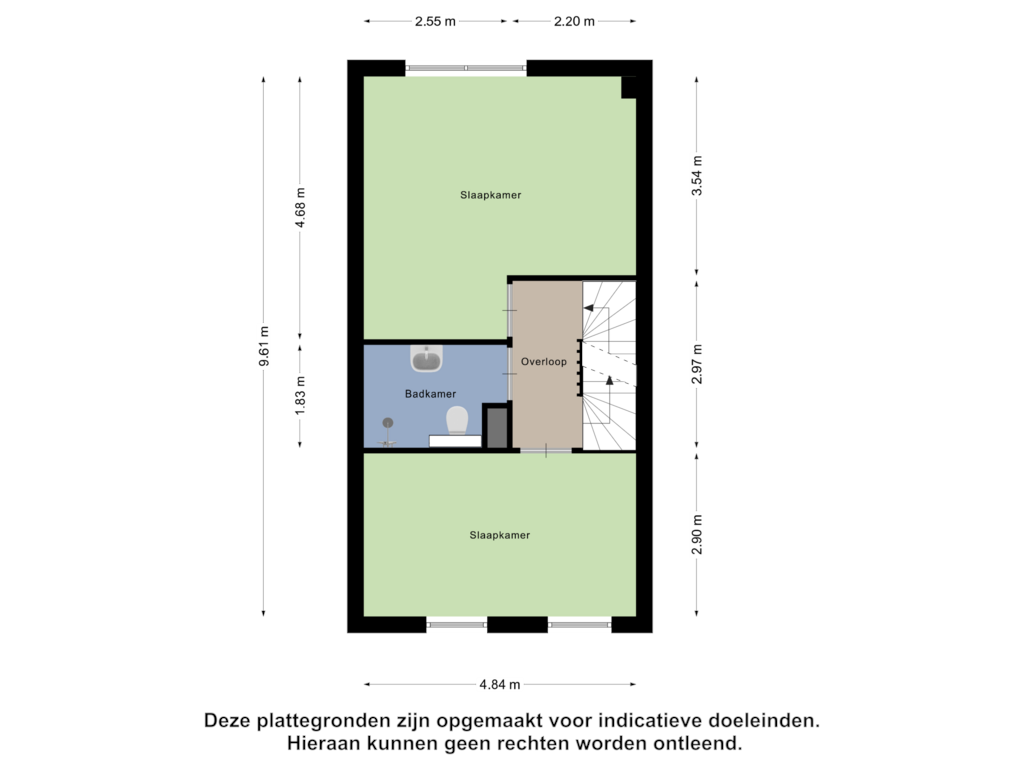 Bekijk plattegrond van Eerste Verdieping van Puttershoekstraat 127