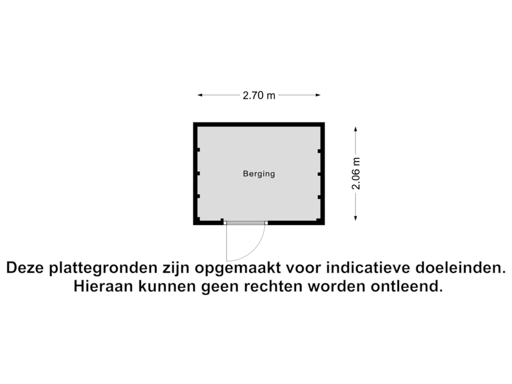 Bekijk plattegrond van Berging van Puttershoekstraat 127