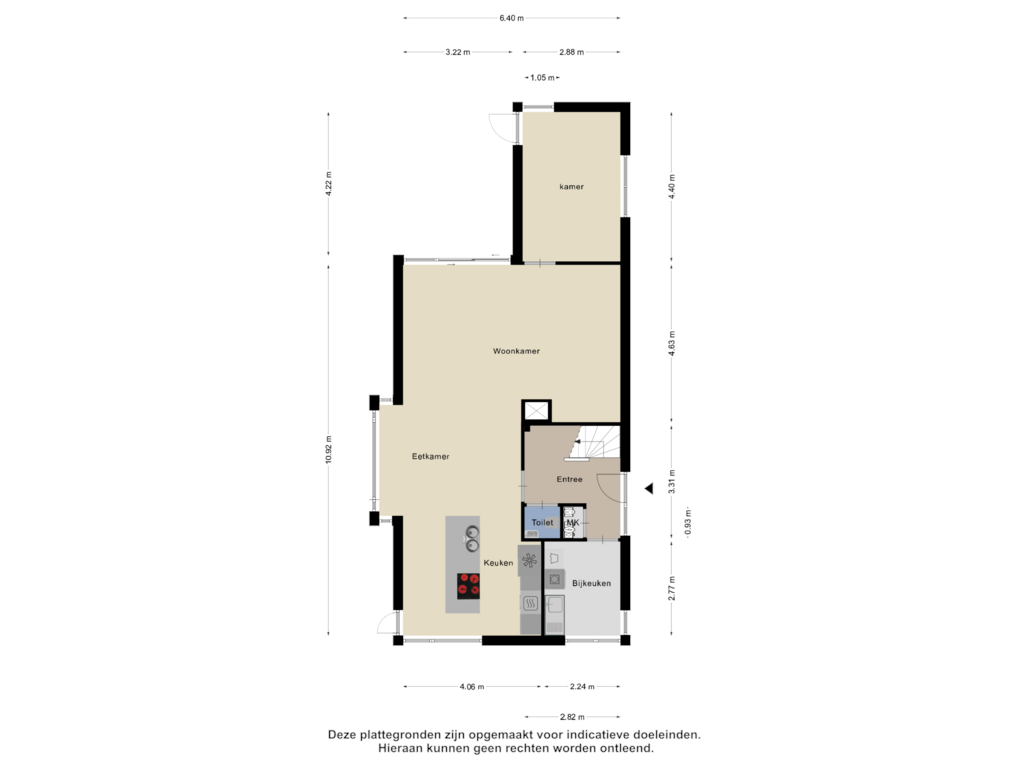 Bekijk plattegrond van Begane Grond van Beekvliet 13