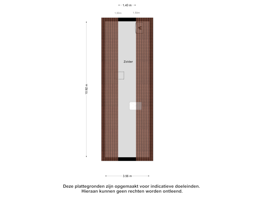 Bekijk plattegrond van Zolder van Beekvliet 13