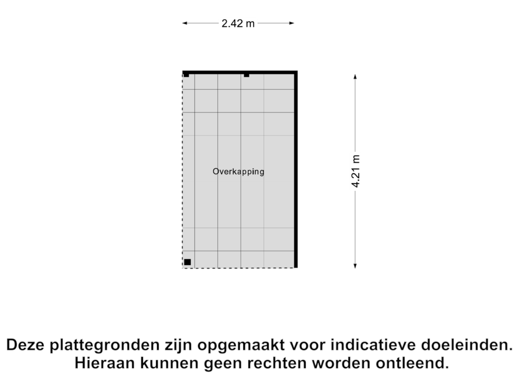 Bekijk plattegrond van Overkapping van Beekvliet 13